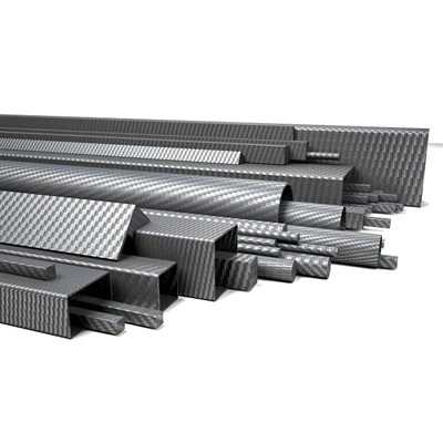 표면 일반 탄소 섬유 사각 튜브