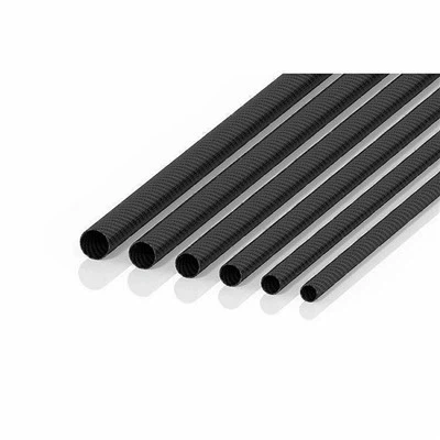 무광택 직사각형 탄소 섬유 튜브